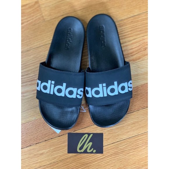 Size 8 Adidas Adilette Comfort Slide "Black" - Picture 3 of 3